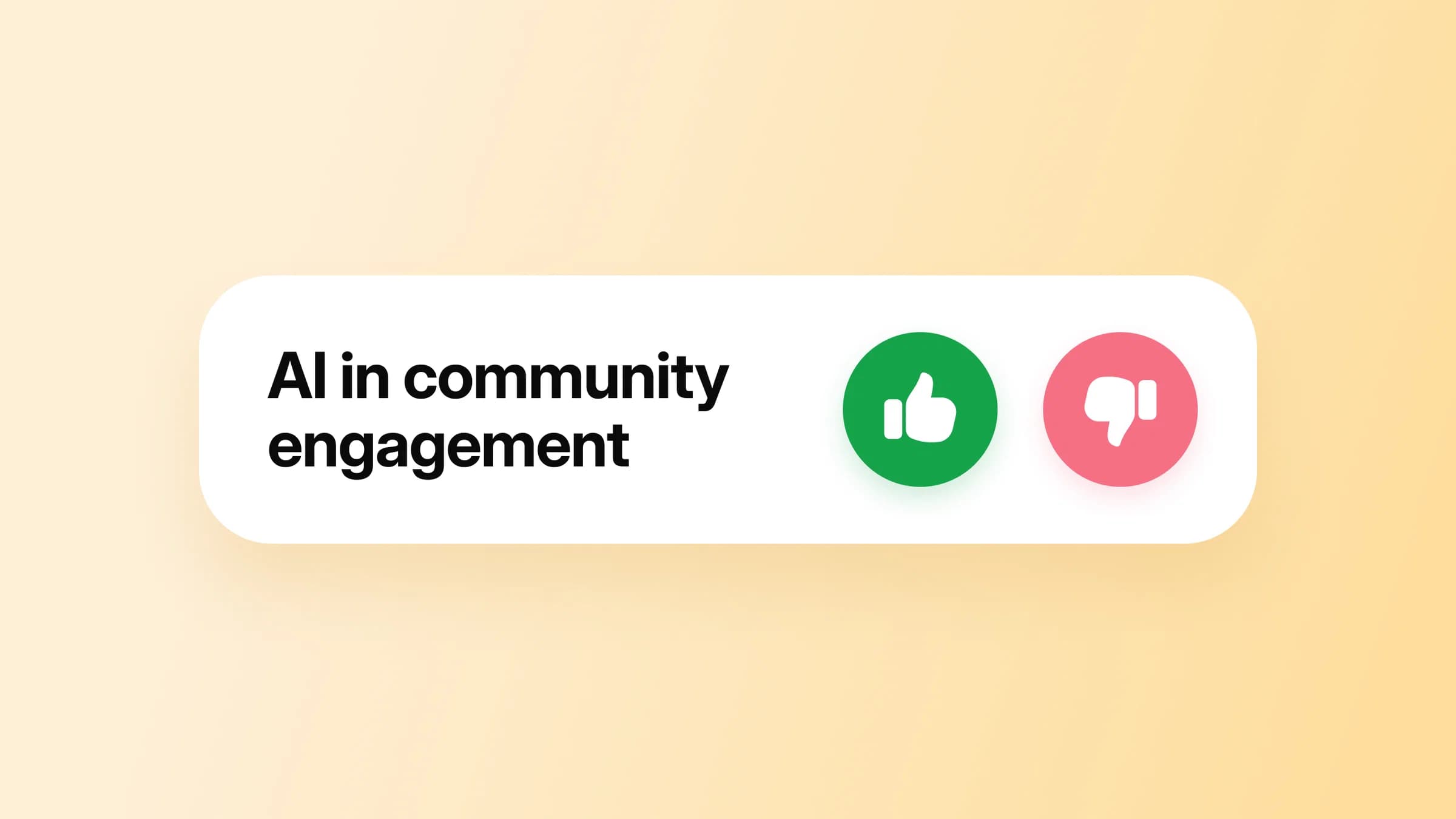 Image for The pros and cons of AI in community engagement (and where to draw the line)
